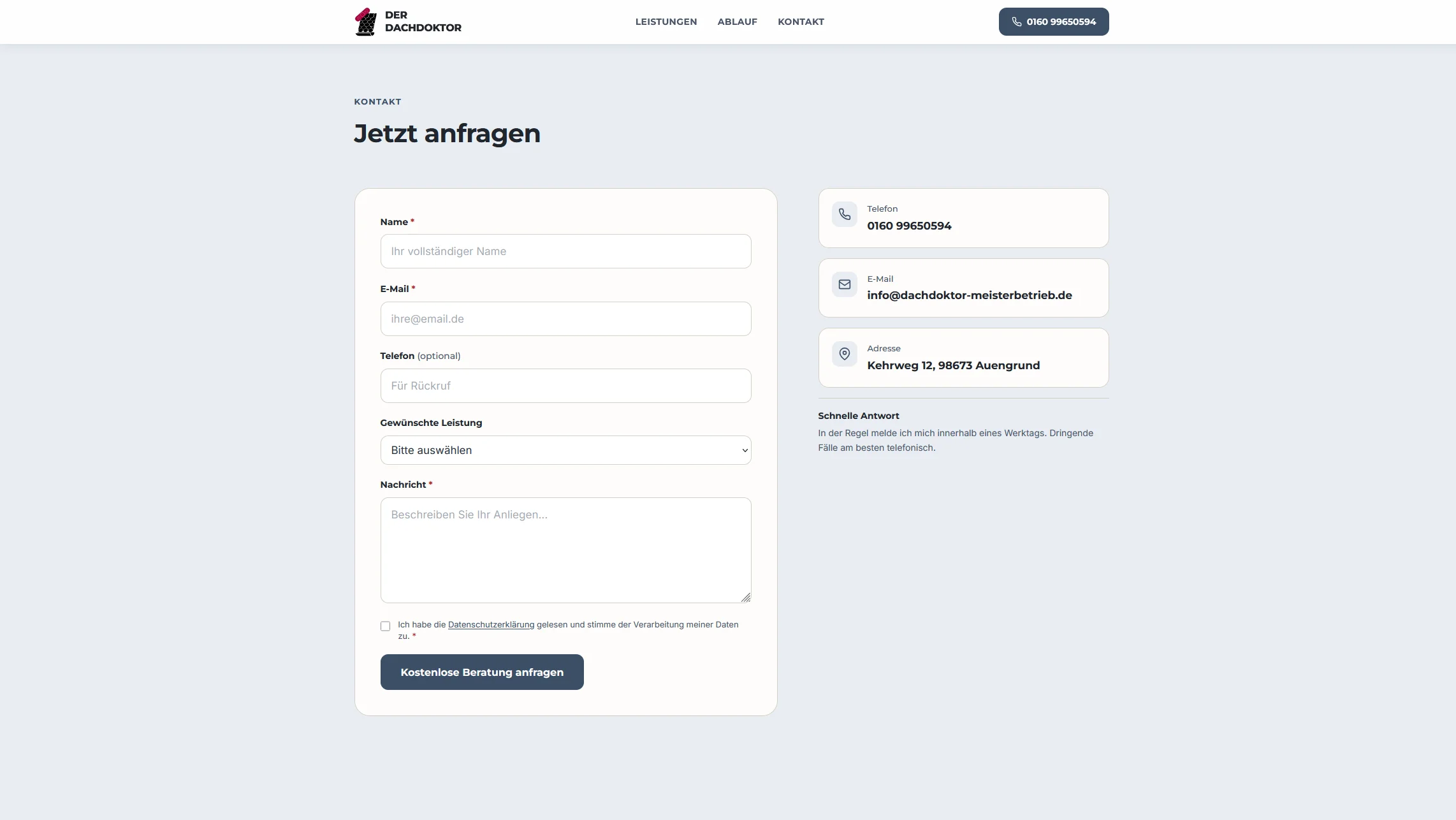 Der Dachdoktor — Detail 2